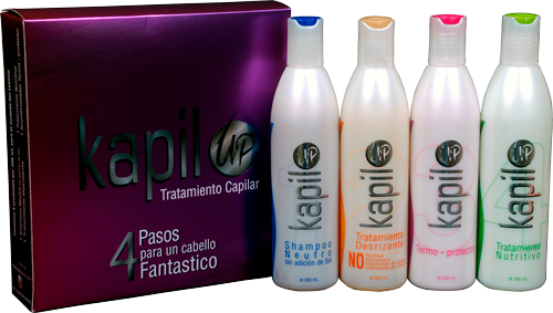 Tratamiento Alaciador KapilUP en 4 Pasos