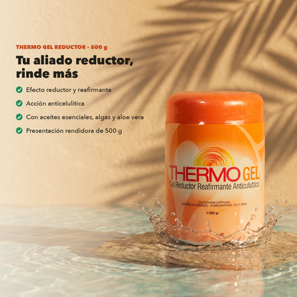 Thermo Gel Reductor 500 g: reductor, reafirmante, rinde más