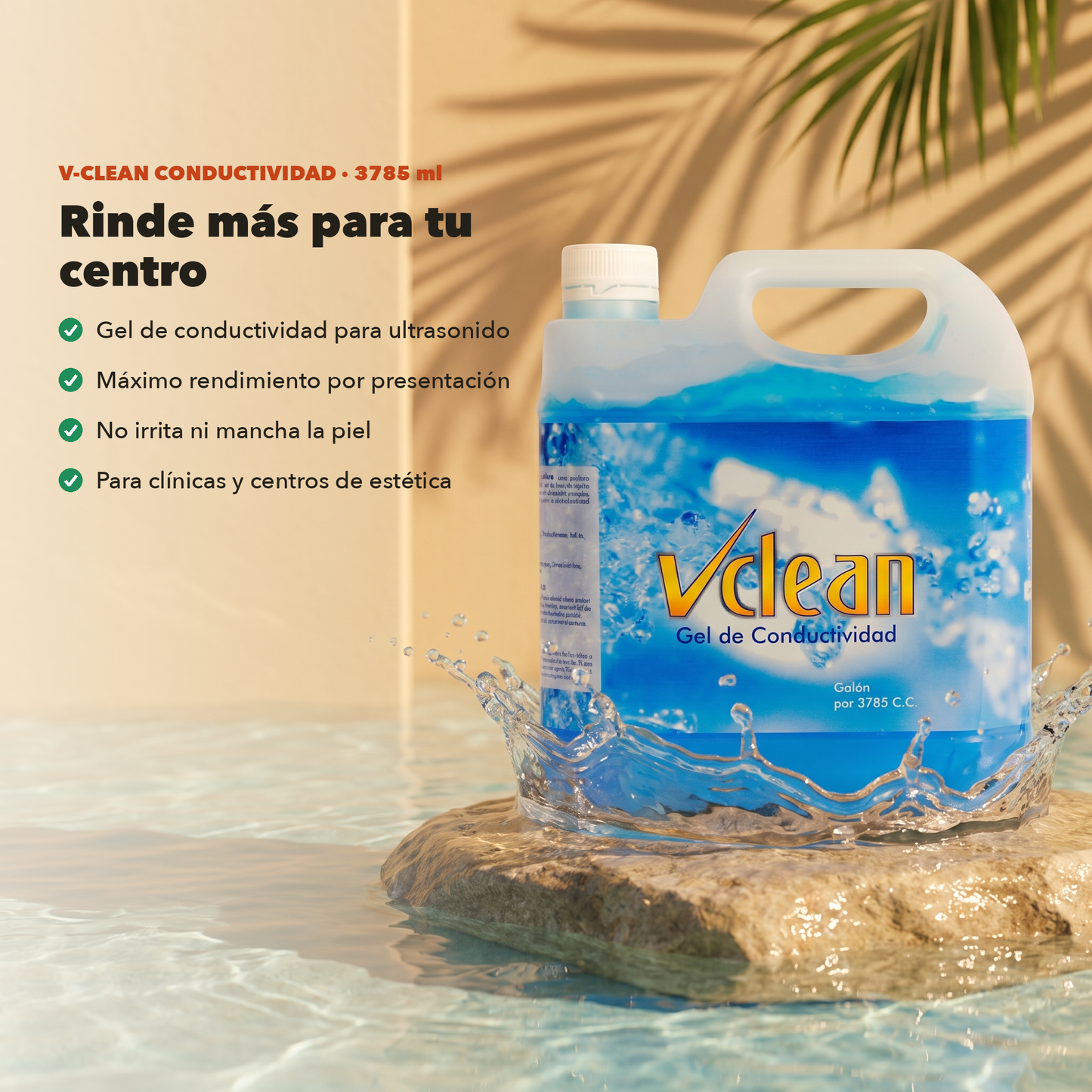 V-Clean Conductividad 3785 ml: rinde más para tu centro