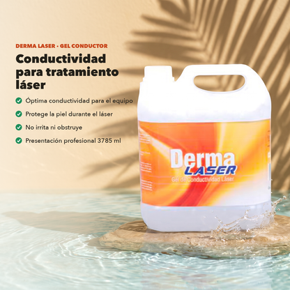 Derma Laser: gel conductor para tratamiento láser