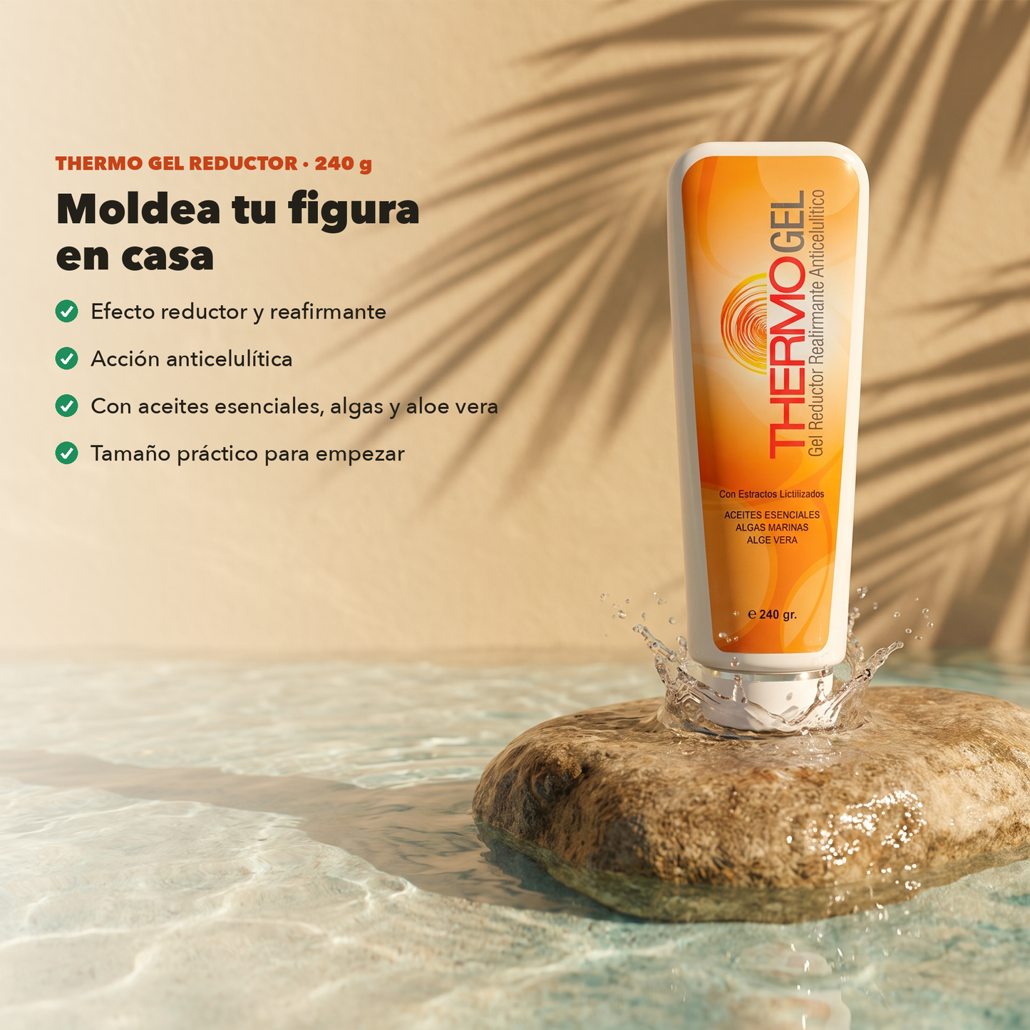 Thermo Gel Reductor 240 g: efecto reductor y anticelulítico
