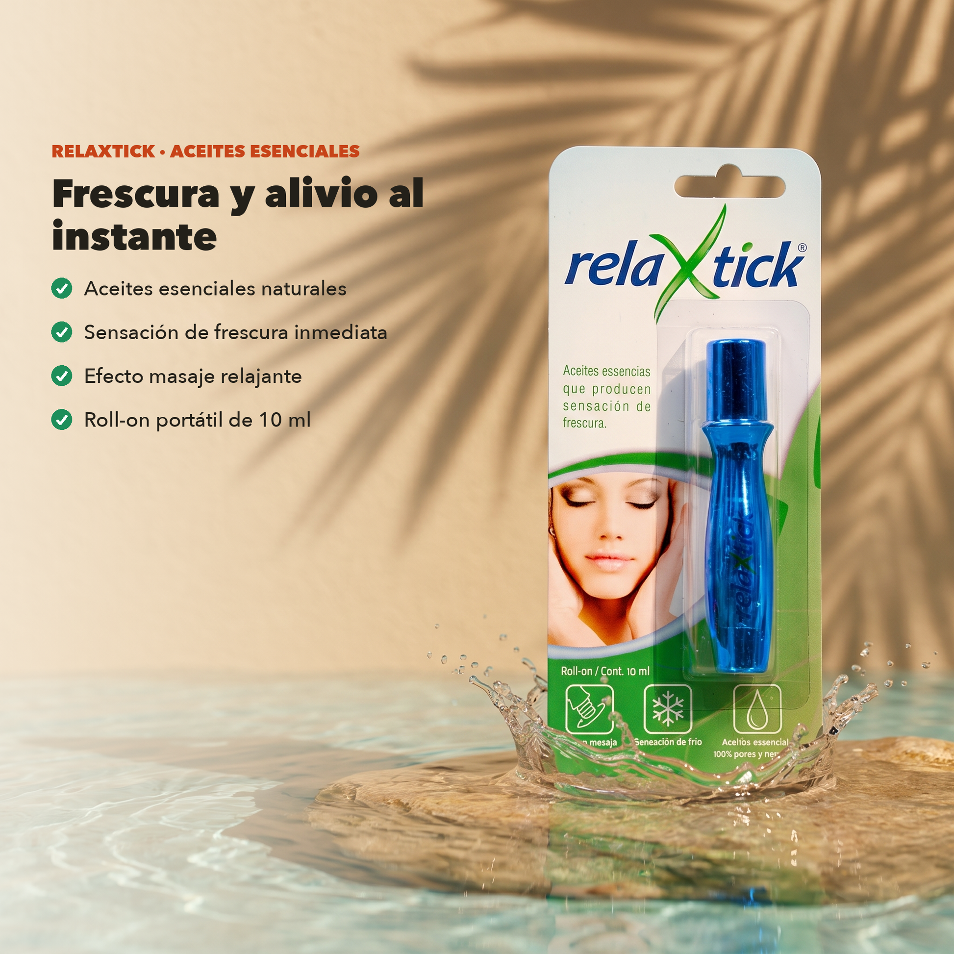 Relaxtick Aceites Esenciales: frescura y alivio al instante